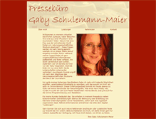 Tablet Screenshot of gaby-schulemann.de